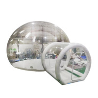 Château Gonflable Blanc pour Enfants Maison de Rebond Bouncing Castle Maison Bulle Gonflable