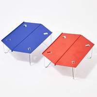 Table pliante en alliage d'aluminium ultra-légère portable pour le camping en plein air, pour les pique-niques et les loisirs