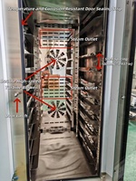Four à convection électrique sans ventilation à 10 plateaux avec système de filtration intégré et fonction vapeur pour pain, gâteaux, pâtisseries et baguettes