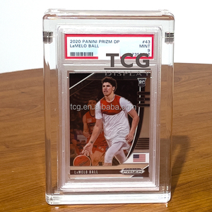 Étui en acrylique protégé contre les UV TCG pour Bryce Young PSA 8 2022 Leaf Hype # Carte gradée 80a Orange Masterpiece 1/1 <span class=keywords><strong>Rookie</strong></span> Carolina Slab - Product Image 1