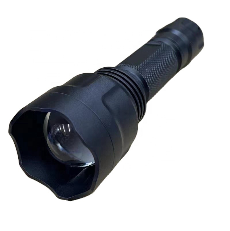Torche IR 850NM, Mini Lampe de Poche de Chasse Infrarouge LED Zoomable Vision Nocturne Illuminateur IR Lampe Torche Tactique étanche à Utiliser avec le Dispositif de Vision Nocturne