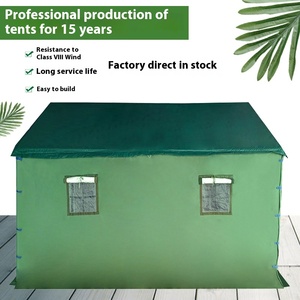 Lớn 12 mét vuông lều ngoài trời hai không thấm nước cotton oxford vải thép gia đình một phòng ngủ ấm cứu trợ khẩn cấp cho - Product Image 5