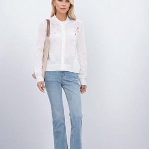 Service personnalisé Cardigans pour femmes en alpaga/laine <span class=keywords><strong>Pull</strong></span> en tricot de luxe respirant et brillant pour femmes avec paillettes - Product Image 4