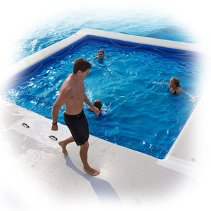 Nueva Colección PF: Piscina Flotante Inflable Portátil Personalizada para Océano y Mar con Red, Hecha a Mano en China - Product Image 1