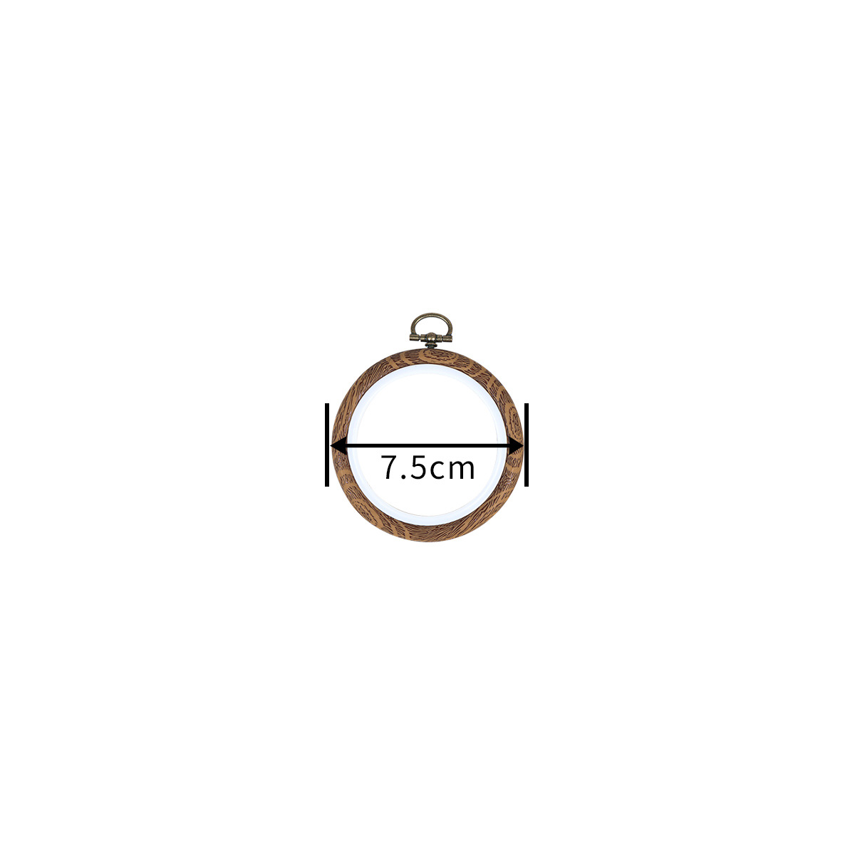 7.5cm round embroidery hoop