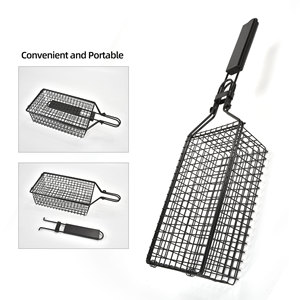 Ngoài trời than nướng phụ kiện nướng giỏ cho rau hoặc gà hoặc thịt nướng dây lưới - Product Image 3