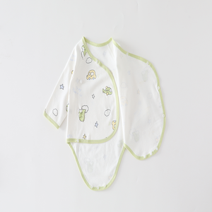 <span class=keywords><strong>Tutina</strong></span> <span class=keywords><strong>Neonato</strong></span> Unisex 100% Cotone Puro, Senza Cuciture, Chiusura con Bottoni a Pressione, Morbida, Traspirante, Lavabile, per Gattonare - Product Image 3
