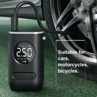 Portable Cordless Tire Inflator 150PSI 4000mAh Battery-powered Electric Air Pump Digital Meter Rechargeable Car Air Compressor