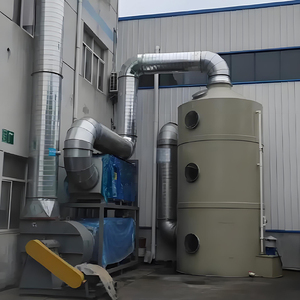 Depurador de gases residuales Sistema de purificación de aire Equipo industrial Depurador húmedo para gases de escape ácidos Dióxido de azufre Gas de amoníaco - Product Image 4