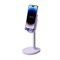 Support de téléphone portable OULAIKE X77, étanche, flexible, réglable en hauteur, mignon, mini, compatible avec les smartphones, pour bureau, portable
