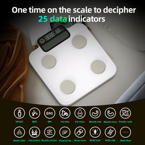 VA 다채로운 화면 디지털 바디 스케일 180KG 휴대용 전자 스케일 태양 광 충전 지능 계량 스케일 API SDK - Product Image 4