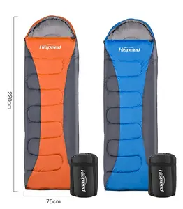 HISPEED Saco De Dormir-40寝袋-10度封筒2.2mハイキング用超軽量コンパクト寝袋