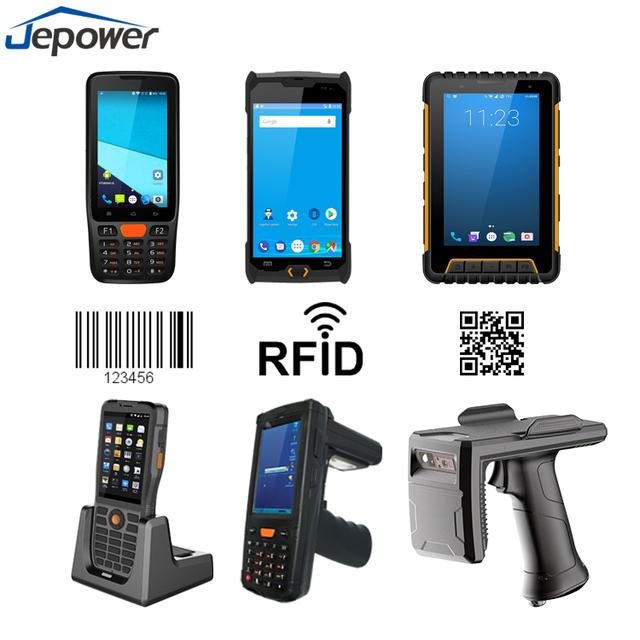 Handheld Industrial Rugged 4g Nfc 1d 2d Qr Code Laser Reader Barcode Scanner Android Pda
