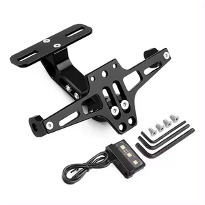 Para <span class=keywords><strong>BMW</strong></span> GS MT07 <span class=keywords><strong>MT09</strong></span> MT10 Z750 Z800 Versys Ninja 650 1000, accesorios para motocicleta, soporte para número de matrícula, Marco para matrícula - Product Image 4