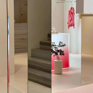 <span class=keywords><strong>Comptoir</strong></span> d'exposition en acrylique dégradé personnalisé, finition mate givrée, pour boutique de mode et showroom de vente au détail - Product Image 5