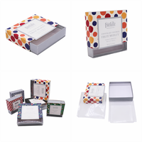 Boîte d'emballage personnalisée pour desserts, biscuits, bonbons, fruits, en carton, avec manchon, boîte à chocolat au lait transparente personnalisée