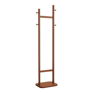 Porte-vêtements en bambou sur pied au design moderne pour chambre <span class=keywords><strong>à</strong></span> coucher, intérieur, 162 cm de haut, multifonctionnel - Product Image 1