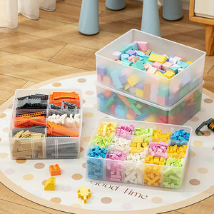 <span class=keywords><strong>กล่อง</strong></span>เก็บของเล่นพลาสติกบล็อกตัวต่อสำหรับเด็กกล่องเก็บของเล่น - Product Image 2