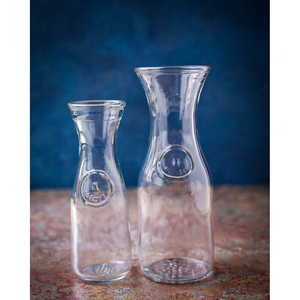 Paire de bouteilles à vin en cristal au design classique personnalisable pour whisky, fabriquées en métal, verre, plastique PC, pour cadeaux d'affaires - Product Image 3