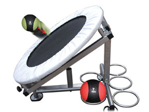 Venta al por mayor equipo de fitness de gimnasia profesional para pelota de entrenamiento portátil duradero ajustable Bola de Medicina de reacción - Product Image 5