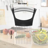 Roestvrijstalen Snijmachine Ui Houder Groentesnijmachine Houder Keuken Gadgets Ui Snijmachines Voor Keuken