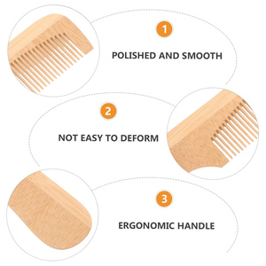 <b>Hot</b> Sale Promotions Custom Bamboo Hair <b>Comb</b> Made Natural Bamboo Sandalwood Wooden Hair <b>Comb</b> for Hotel and Travel - Product Image 4