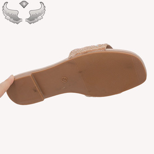Sandales et pantoufles pour femmes de haute qualité, élégantes et scintillantes, avec strass, marque privée - Product Image 6