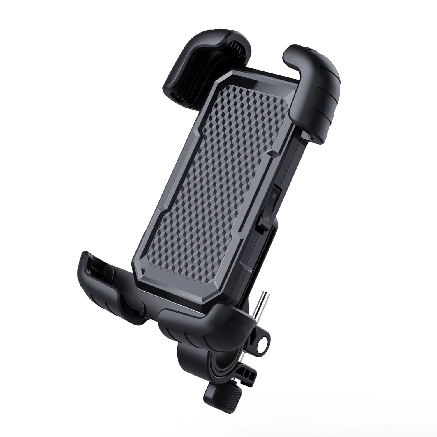 New Trending Bike Phone Mount Universal Motorcycle Bicycle Adjustable Phone Holder for Mobile Phone Mount GPS Clip