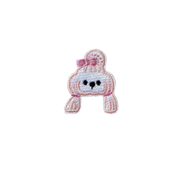 Patchs thermocollants personnalisés en fer de 1 à 5 cm, motif dessin animé Husky, chiot, chien ballon, pour vêtements d'enfants, sacs à dos, artisanat DIY