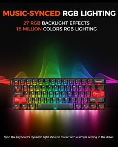 <span class=keywords><strong>Teclado</strong></span> Magnético de Efecto Hall DAREU COOL60 Original, 8000Hz Rapid Trigger, RGB, Hot Swap, Periférico <span class=keywords><strong>para</strong></span> Juegos, Compra al por Mayor - Product Image 5