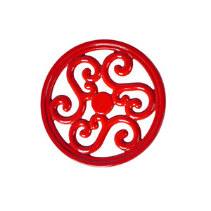Nouveau dessous-de-<span class=keywords><strong>plat</strong></span> en céramique de style chinois, résistant à la chaleur et anti-brûlure, pour bols, assiettes, table à manger, décoration intérieure - Product Image 5