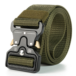 Cintura Tattica Intrecciata con Fibbia in Acciaio, Lunghezza 120cm, Ideale <span class=keywords><strong>per</strong></span> Sport all'Aperto, Sgancio Rapido, Abbigliamento da Lavoro, Casual, in Nylon - Product Image 5