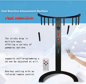 Juego de Reacción Rápida con Palos Metálicos para Interiores, Novedad para Centros Comerciales, Juego de Habilidad y Reflejos Rápidos - Product Image 4