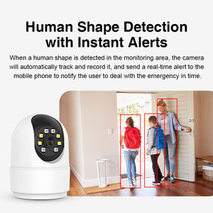 Stockage Cloud IA IR <span class=keywords><strong>PT</strong></span> Full HD 2MP CMOS Vision nocturne sans fil IP66 Étanche Dôme Intérieur Intelligent Suivi automatique CCTV Sécurité <span class=keywords><strong>WiFi</strong></span> - Product Image 5