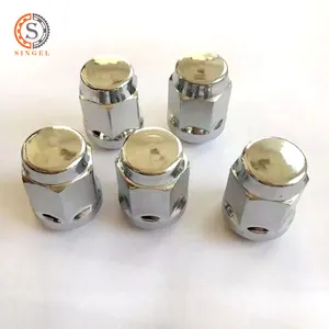 China Supplier Car Wheel Lug Nuts, M12x1.5,Length 35mm Chrome wheel bolt and nut Hex 21mm for Car Hyundai, Mazda, Kia,