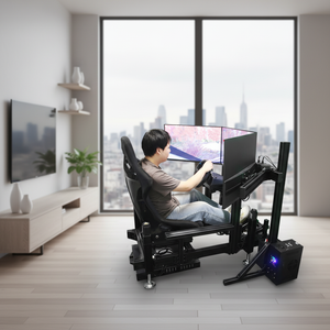 プロ仕様レーシングシミュレーターコックピットリグ 3軸モーションF1ドライビングシミュレーター コンプリートセット アルミ製シムレーシングリグ - Product Image 1