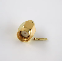 Cable RG402 de 0.141'' con Conector Coaxial RF SMA Macho Recto, Impermeable, para Antena