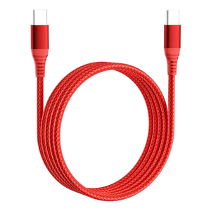 Productos de Moda, Cable Tipo <span class=keywords><strong>C</strong></span> a Tipo <span class=keywords><strong>C</strong></span> de 3 pies, 6 pies y 10 pies con Servicio Personalizado, Cable de Datos Trenzado de Nailon con Carga Rápida PD de 100 <span class=keywords><strong>W</strong></span> - Product Image 6