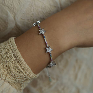 Braccialetto a Stella con Design Arcobaleno Placcato Oro e Argento, Regalo di Natale all'Ingrosso - Product Image 6