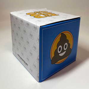 Taza de Café de Cerámica con Tapa, Diseño de Emoji de Popó, Regalo para Fiestas, Hecha a Mano - Product Image 2