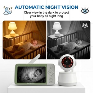 Monitor para Bebés KT624W de 5.5 Pulgadas y 720P con WiFi, Seguimiento Inteligente por IA, Control Remoto a través de la Aplicación Tuya, Comunicación Bidireccional, Visión Nocturna Automática, Cámara VOX - Product Image 6