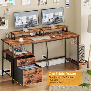 Cross-border trade, home use, multi-functional desktop computer <b>desk</b>, custom-made, modern minimalist floor-standing storage - Product Image 2
