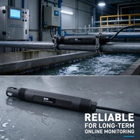 Sensor Elektroda pH Cangkang Plastik Betteblue Industrial Online untuk Pengolahan Air, Hidroponik, Akuarium