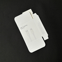 Boîte de charge compatible avec iPhone 20W, câble rapide PD pour iPhone 15, câble de données double Type C, boîte de charge USB
