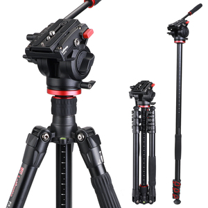 Profesyonel ağır alüminyum kamera sabitleyici standı <span class=keywords><strong>Tripod</strong></span> fotoğraf ve Video çekim için Canon dijital <span class=keywords><strong>DSLR</strong></span> için - Product Image 2