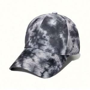 Gorra de Béisbol con Estampado Tie-Dye 3D de Estilo Europeo y Americano, Gorra Urbana Hip-Hop de Tela Común - Product Image 3