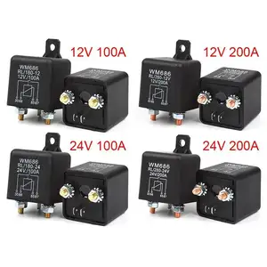 Relay Starting 200A 100A 12V/24V Power Automotive Heavy Current Start Car wm686