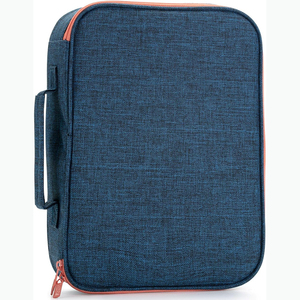 Échantillon gratuit de housses de Bible personnalisées, sac d'église extérieur avec poignée et poche zippée, sac de voyage pour Bible - Product Image 1