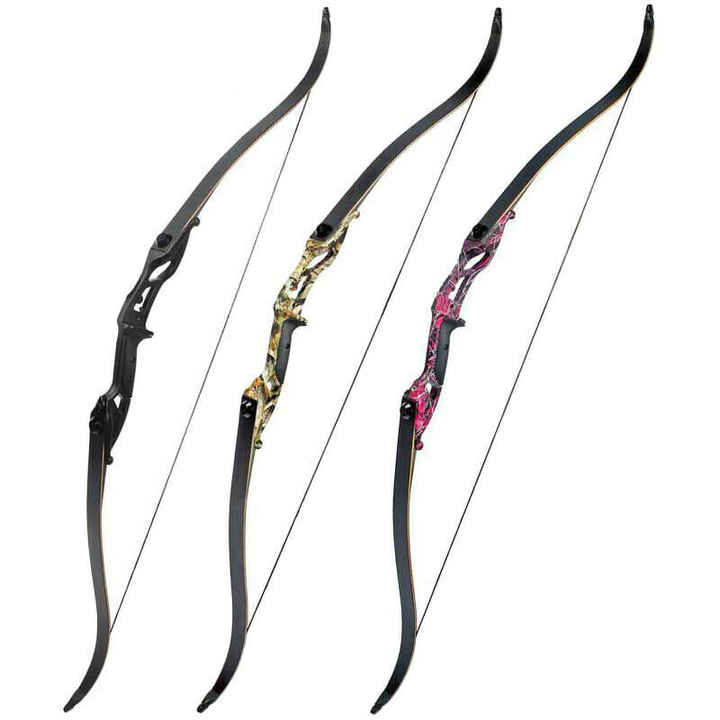 Arc Recourbé Traditionnel SHARROW - 56" - 15-50 Lbs - Kit Arc De Chasse/tir à L'arc