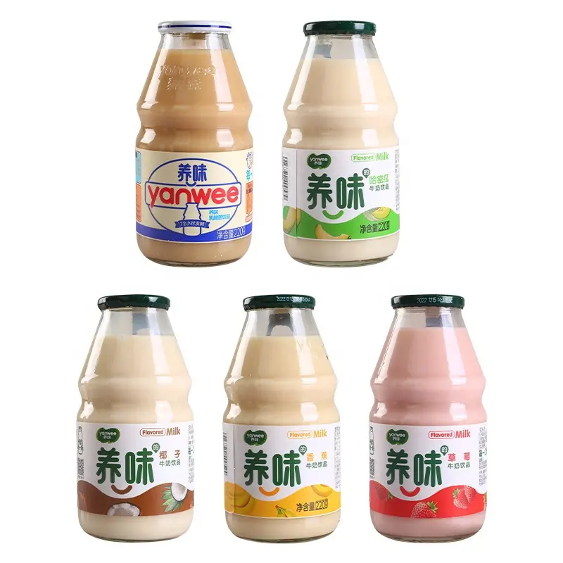 Bán Buôn 220Ml Kỳ Lạ Đồ Uống Yanwee Gốc/Dâu Tây/Chuối Có Hương Vị Sữa Chua Sữa Uống